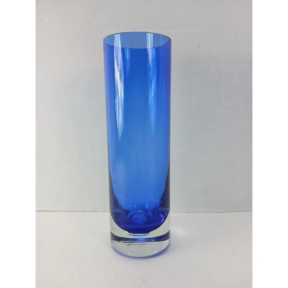 Blue Cobalt Glass Vase 10